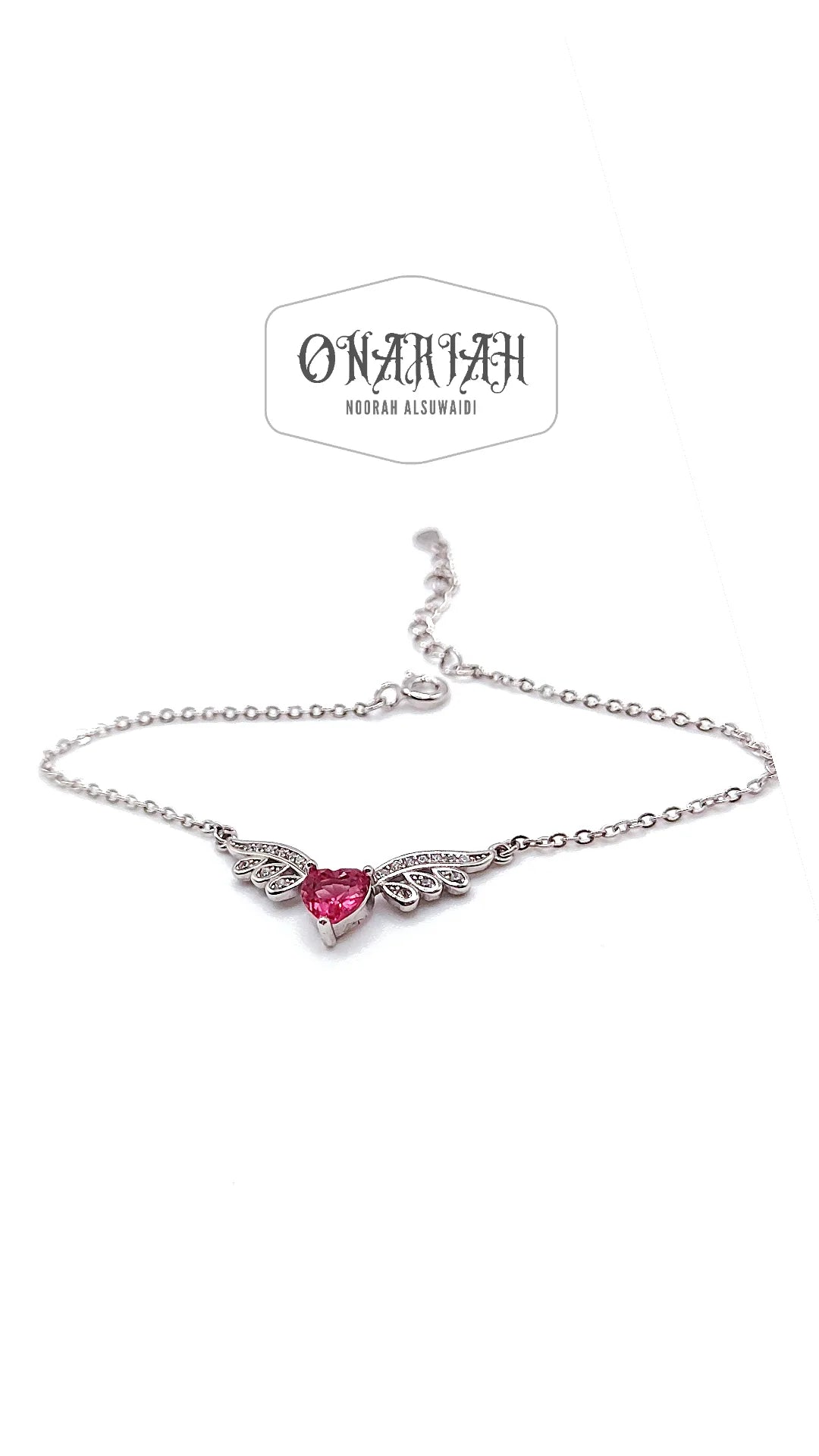 Angelika heart bracelet