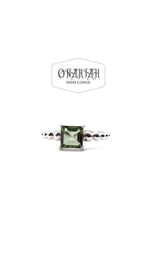 Moldavite Ring