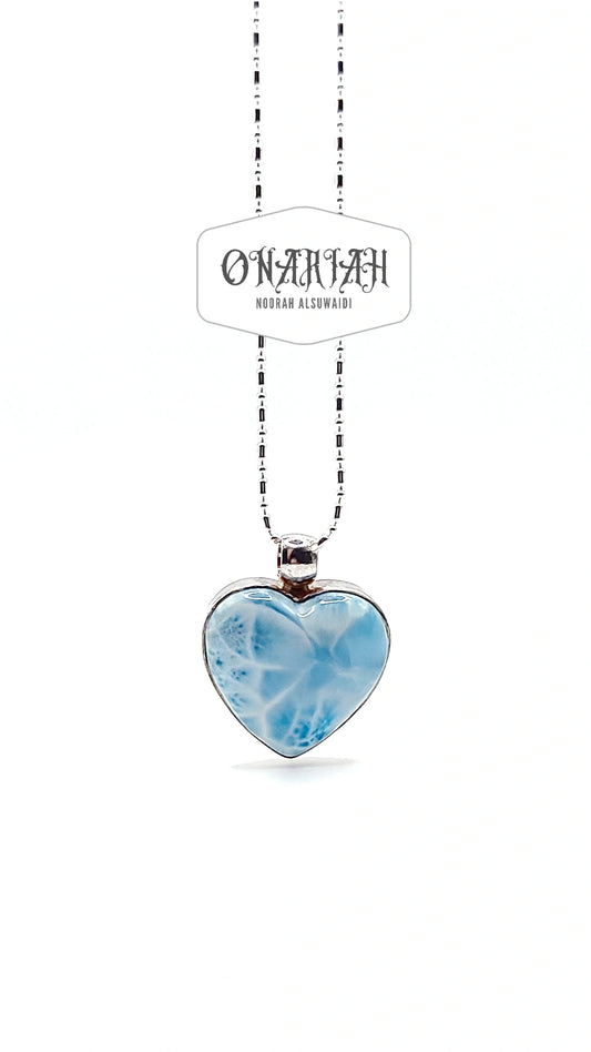 Larimar Hear Pendant