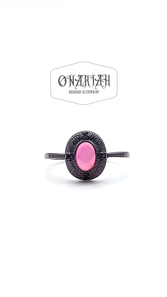 Gothika Pink Opal Ring