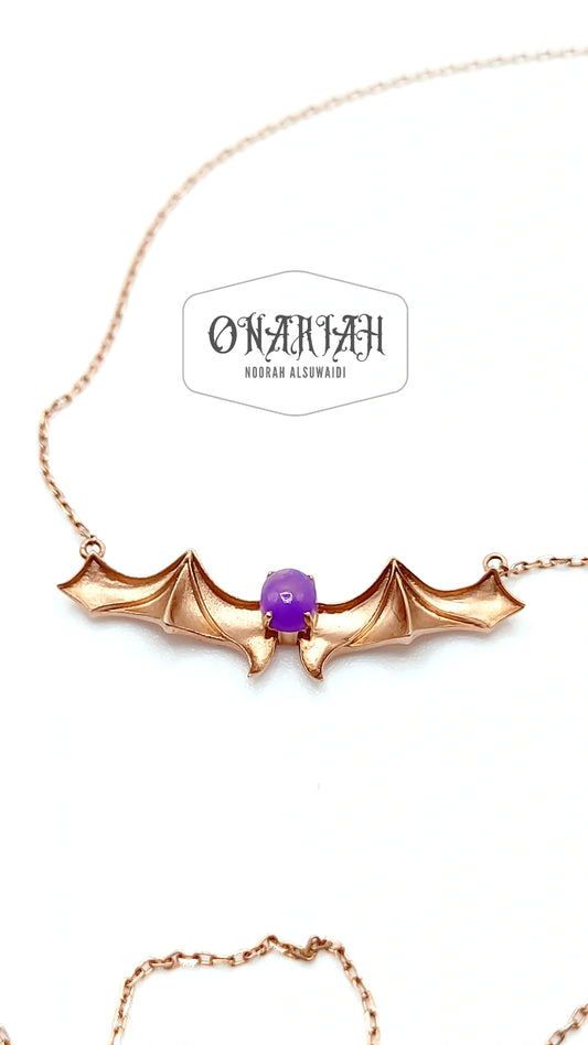 Golden Bat Necklace