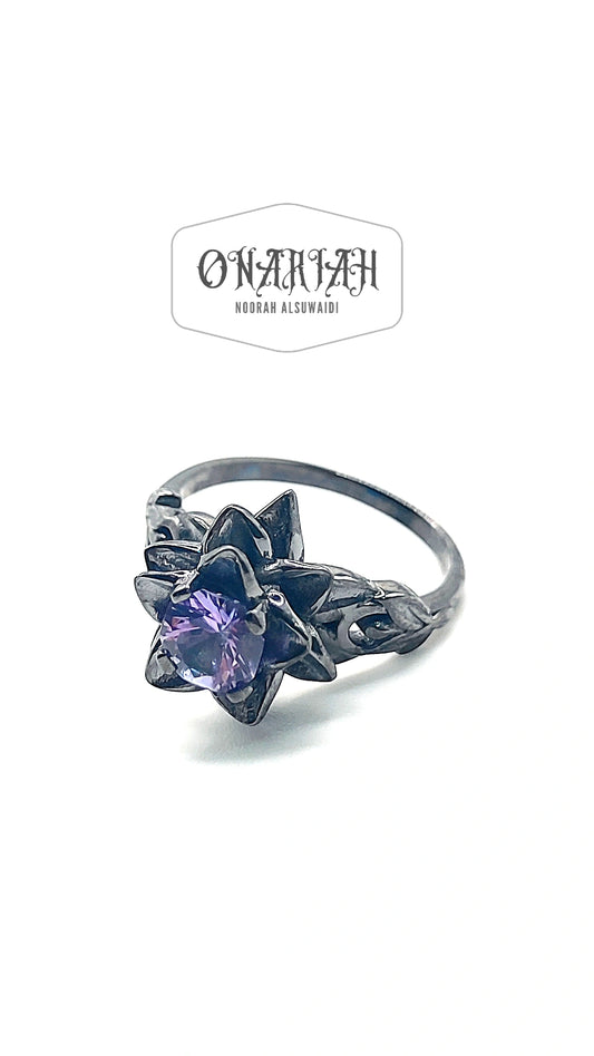 Floral Tanzanite Ring