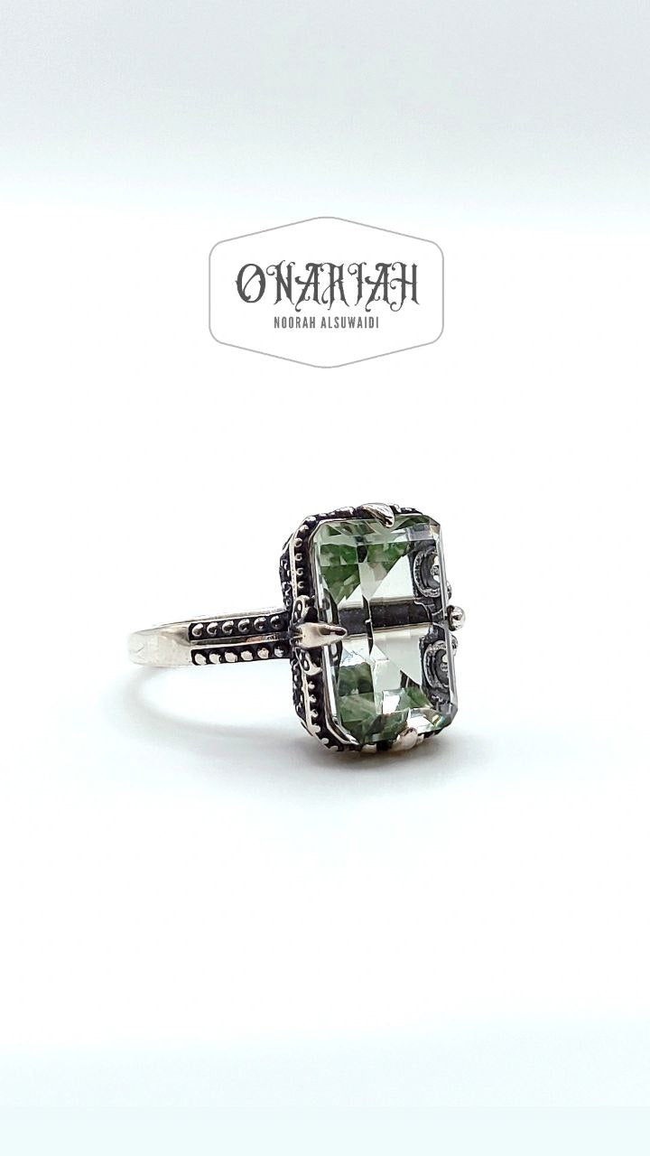 Diopsite Victorian Ring