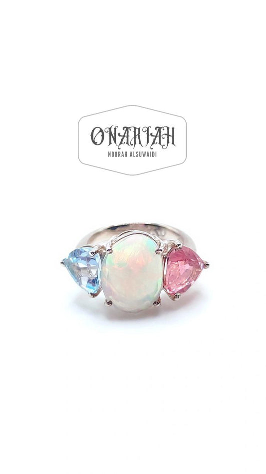 Opal Trillion Ring