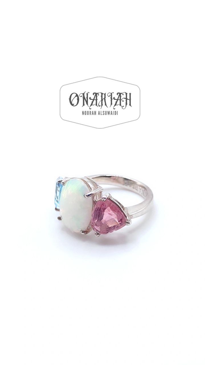 Opal Trillion Ring