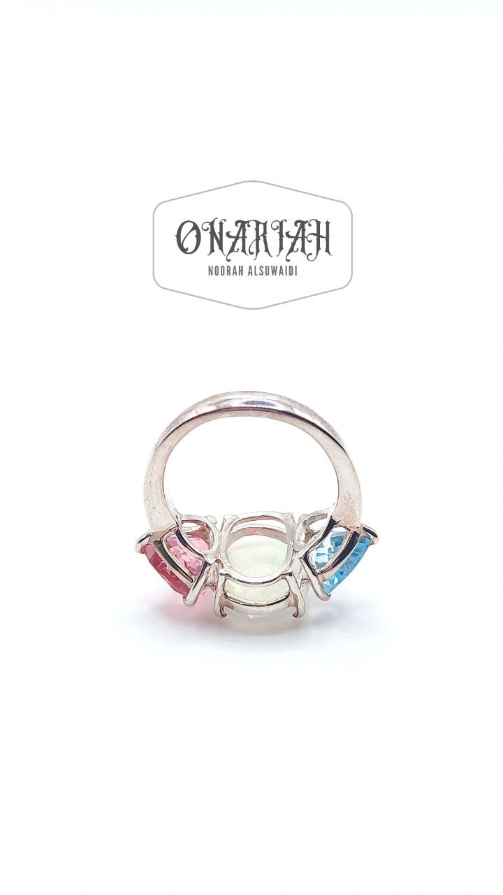 Opal Trillion Ring